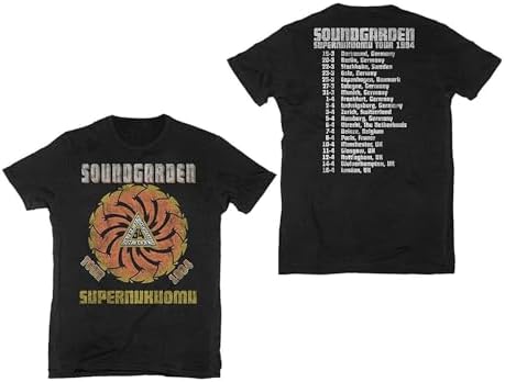 Amazon.com: Soundgarden Men's Superunknown Tour 94 T-Shirt Large